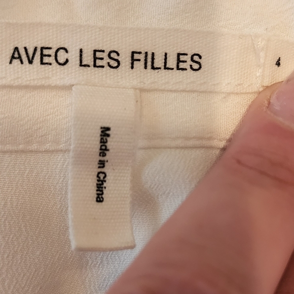 Avec les filles white flowy skirt - Picture 2 of 11